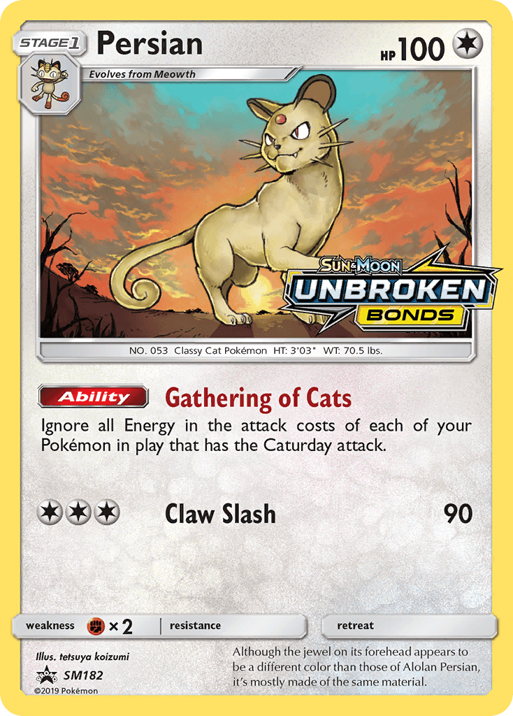 Persian SM Black Star Promos card