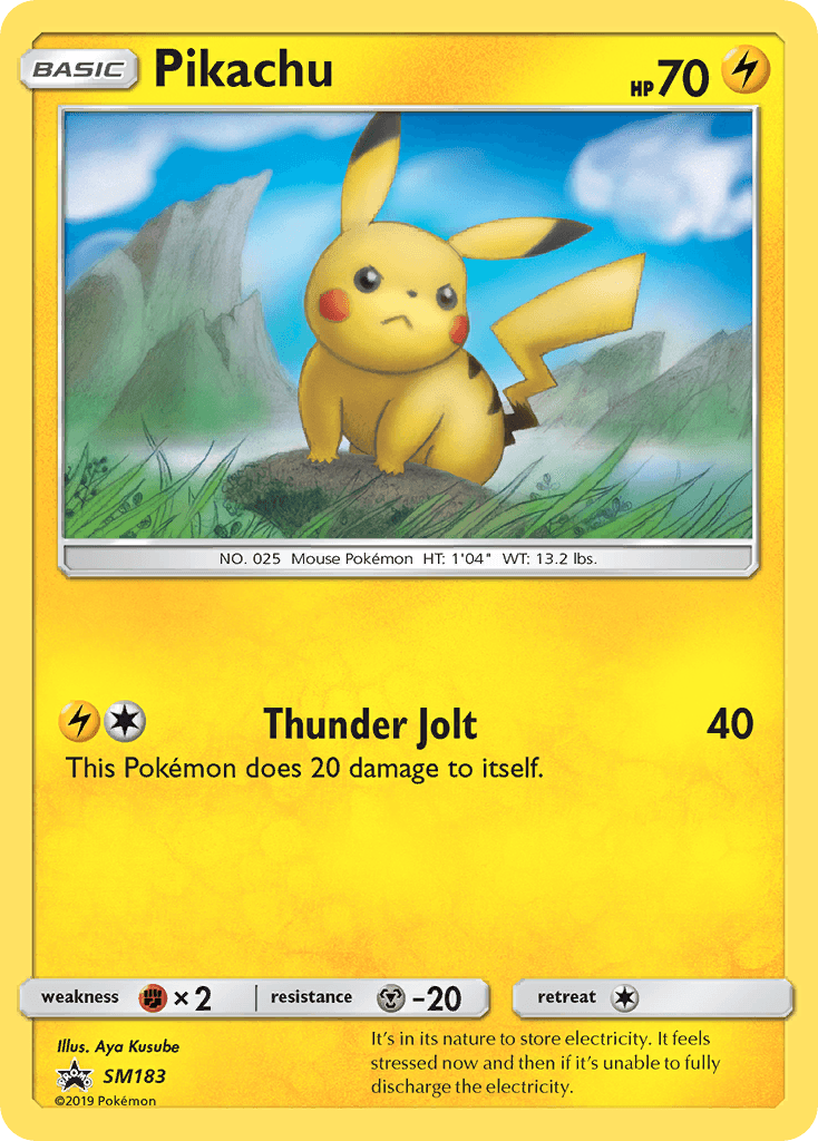 Pikachu SM Black Star Promos card