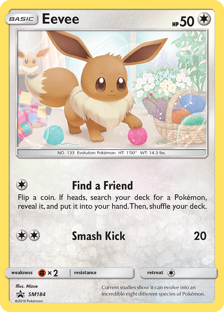Eevee SM Black Star Promos card