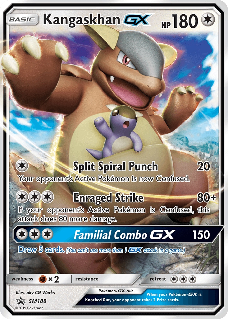 Kangaskhan-GX SM Black Star Promos card