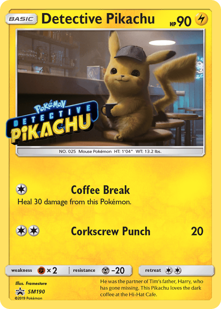 Detective Pikachu SM Black Star Promos card