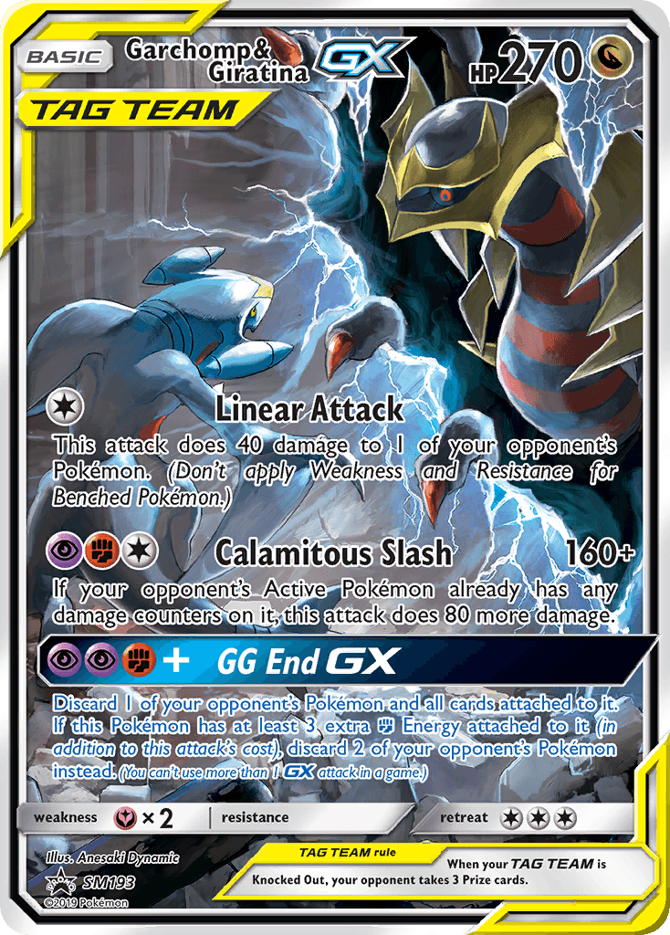 Garchomp & Giratina-GX SM Black Star Promos card