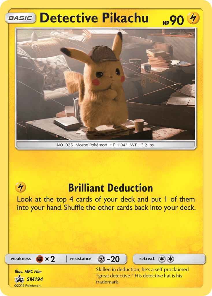 Detective Pikachu SM Black Star Promos card