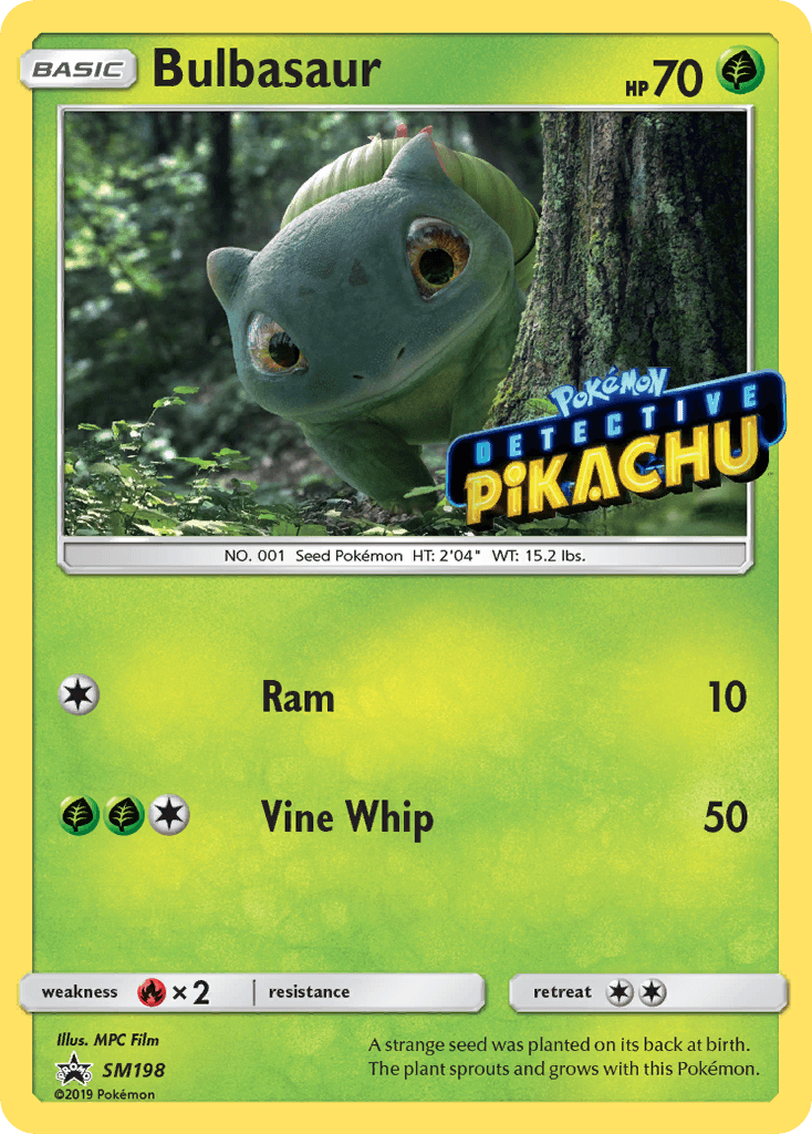 Bulbasaur SM Black Star Promos card