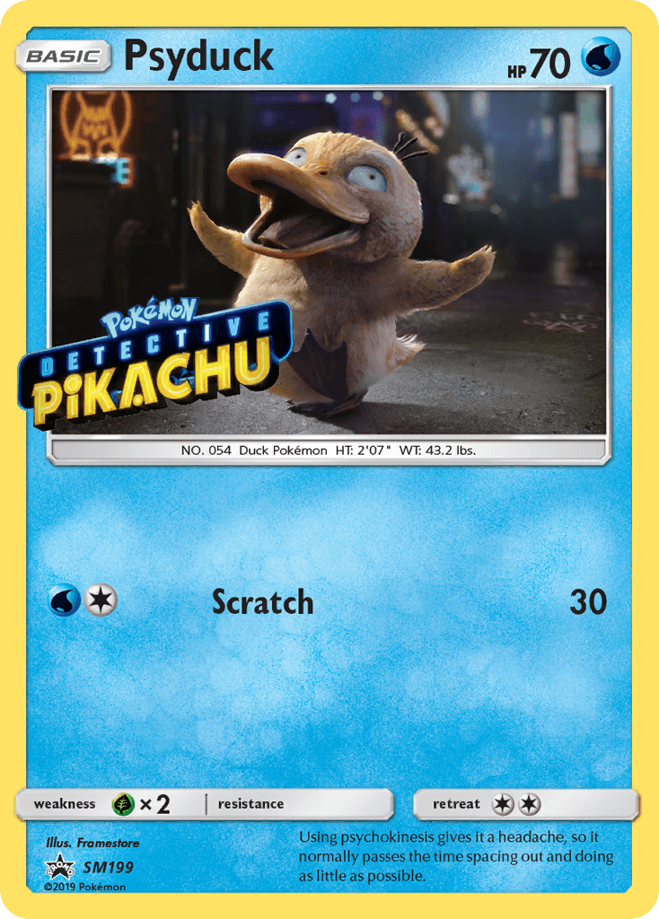 Psyduck SM Black Star Promos card