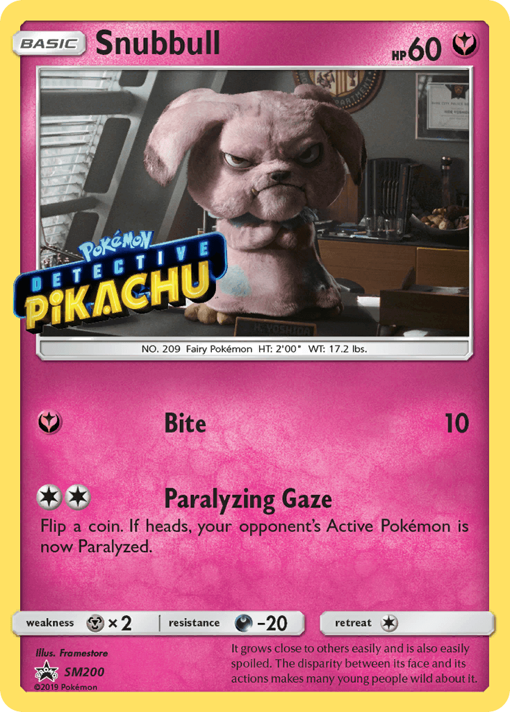 Snubbull SM Black Star Promos card