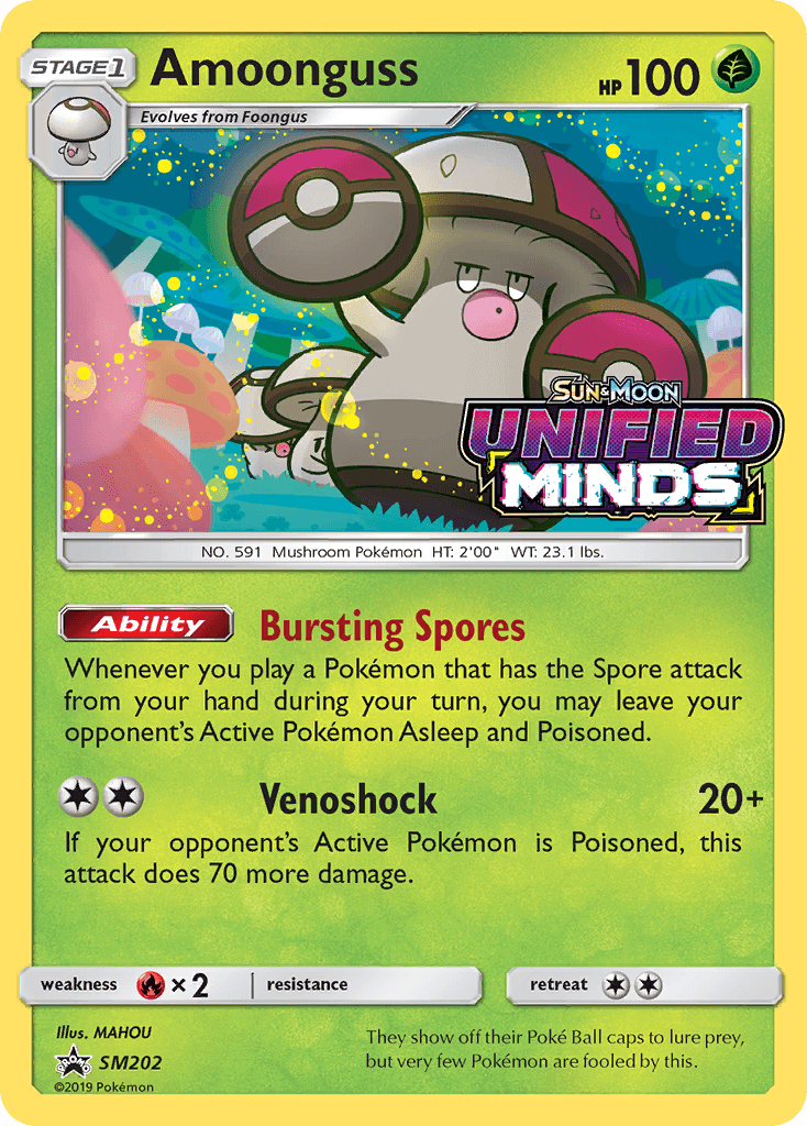 Amoonguss SM Black Star Promos card