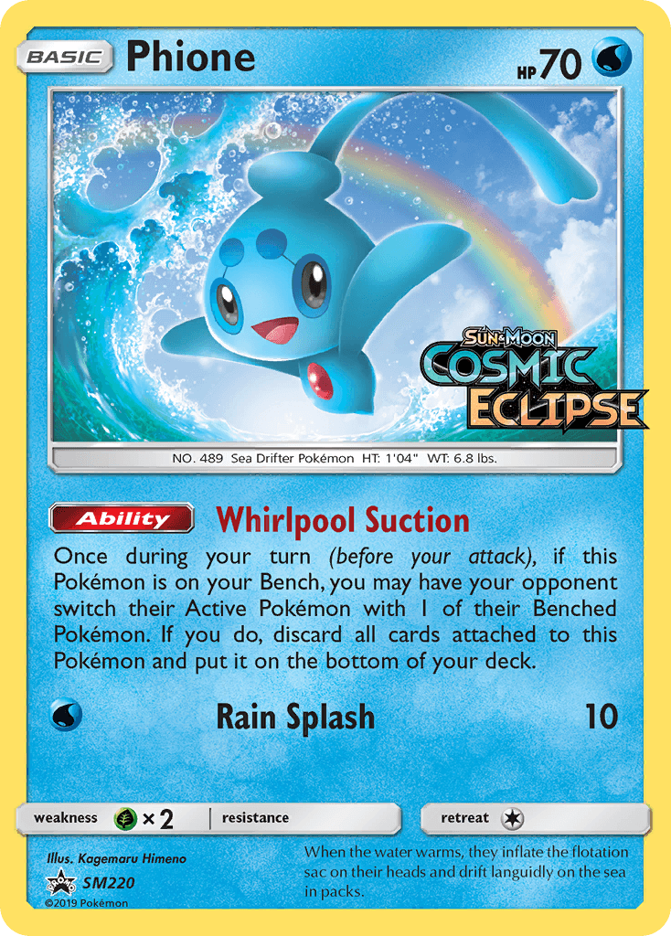 Phione SM Black Star Promos card