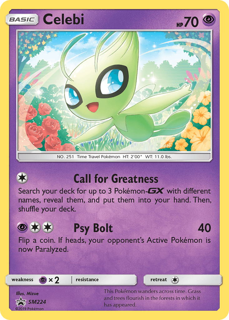 Celebi SM Black Star Promos card