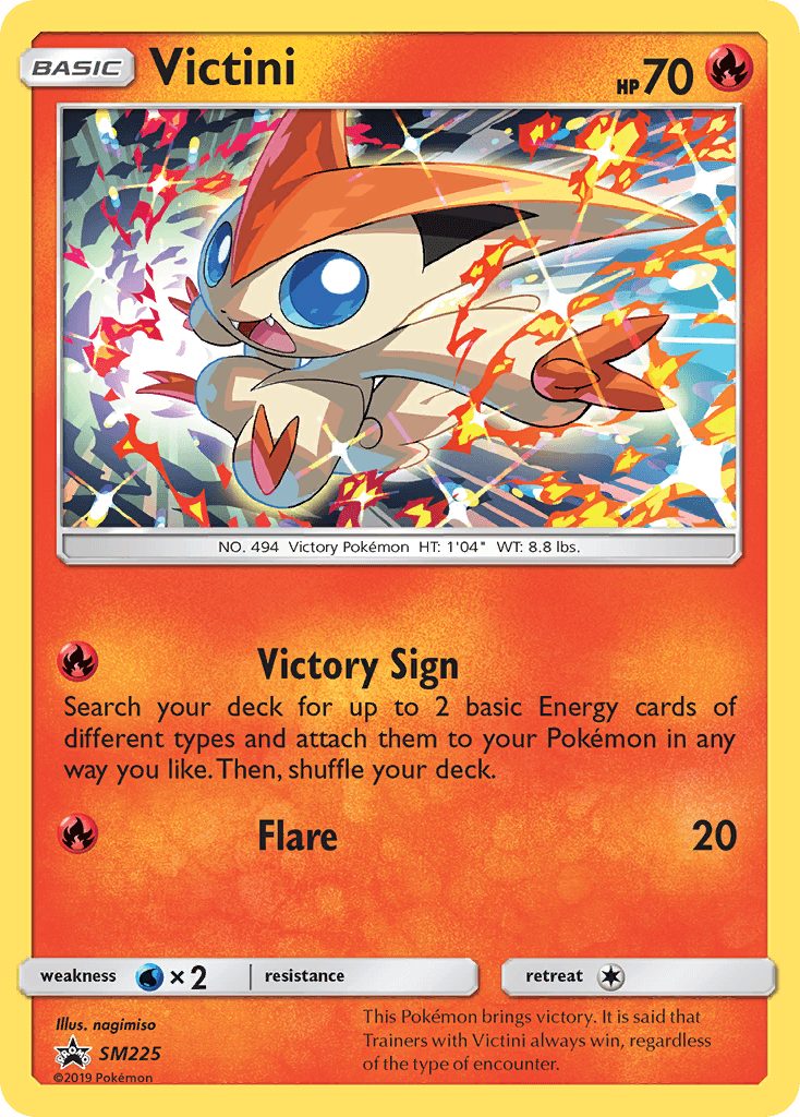 Victini SM Black Star Promos card