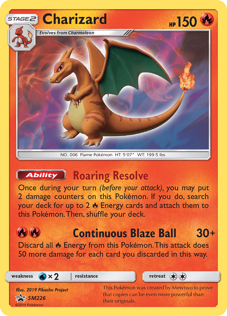 Charizard SM Black Star Promos card