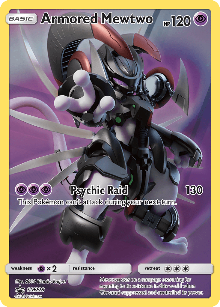 Armored Mewtwo SM Black Star Promos card
