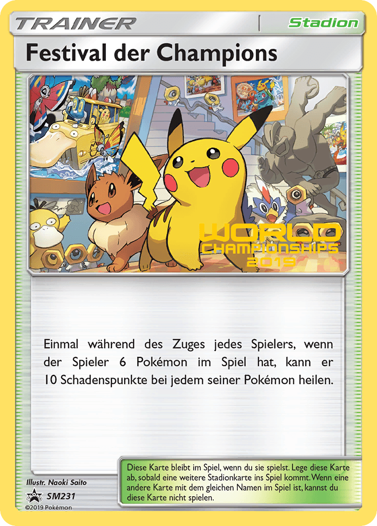 Champions Festival SM Black Star Promos card