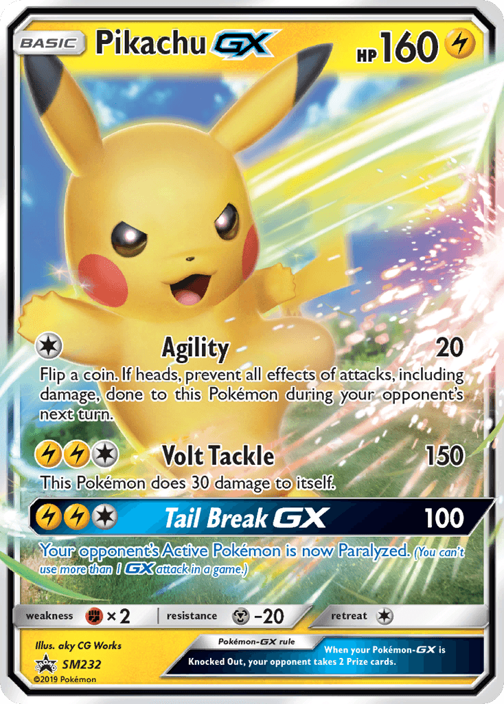 Pikachu-GX SM Black Star Promos card