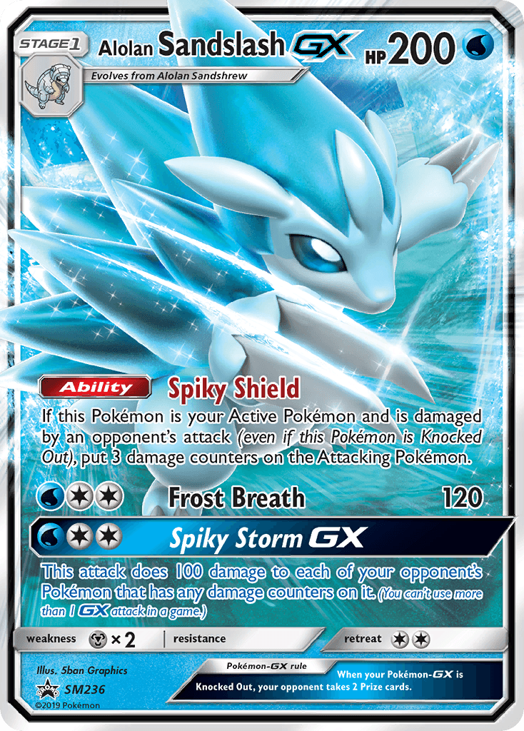 Alolan Sandslash-GX 宝可梦 card