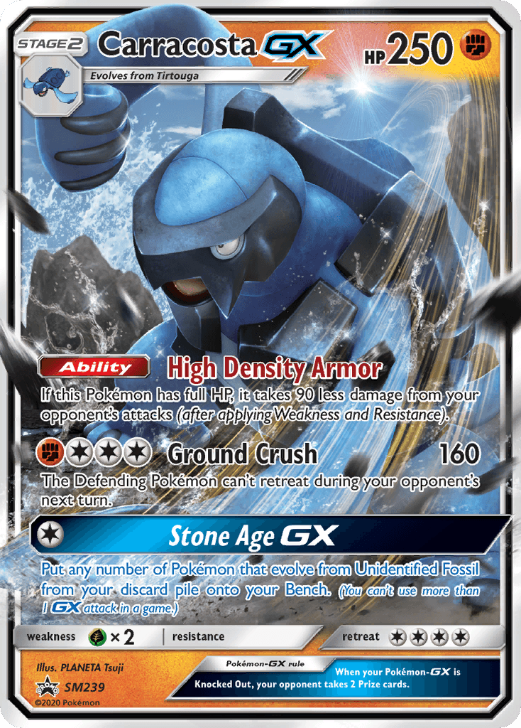 Carracosta-GX SM Black Star Promos card
