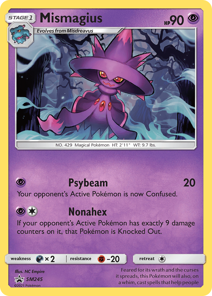 Mismagius SM Black Star Promos card