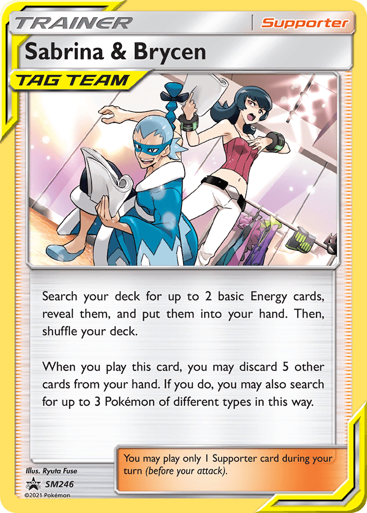 Sabrina & Brycen SM Black Star Promos card