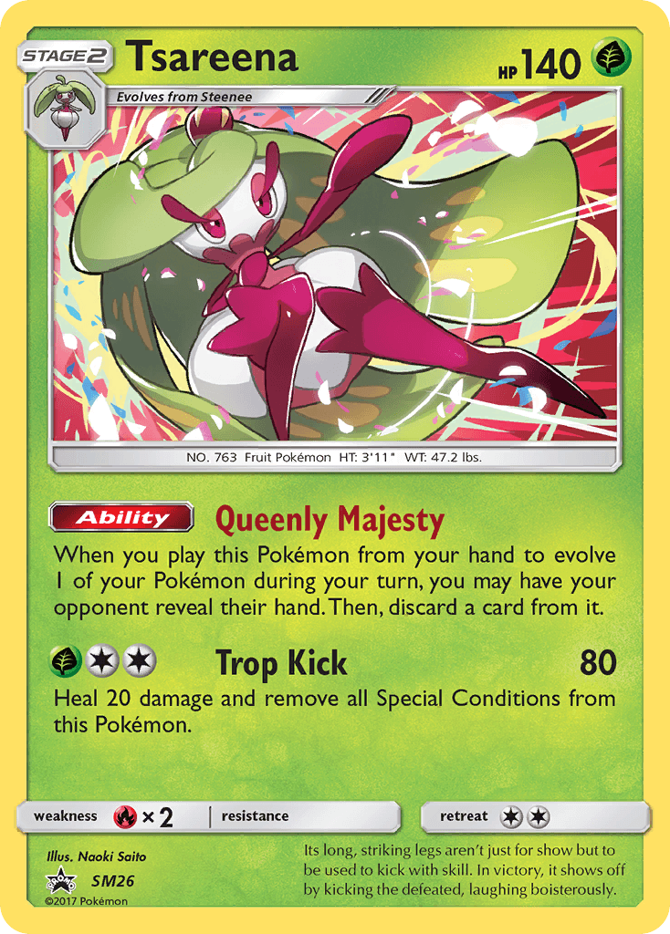Tsareena SM Black Star Promos card