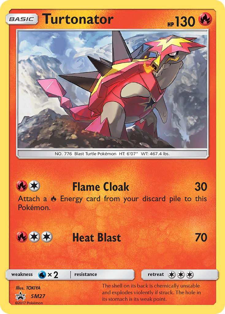 Turtonator SM Black Star Promos card