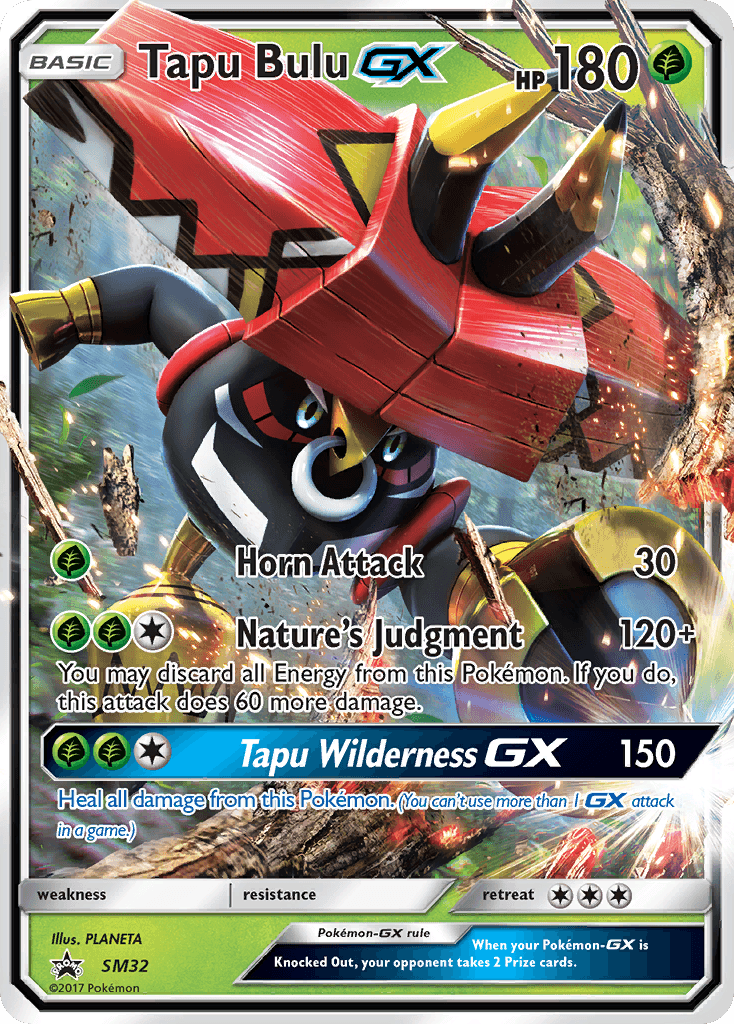 Tapu Bulu-GX SM Black Star Promos card