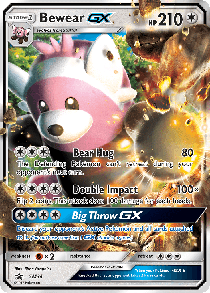 Bewear-GX SM Black Star Promos card