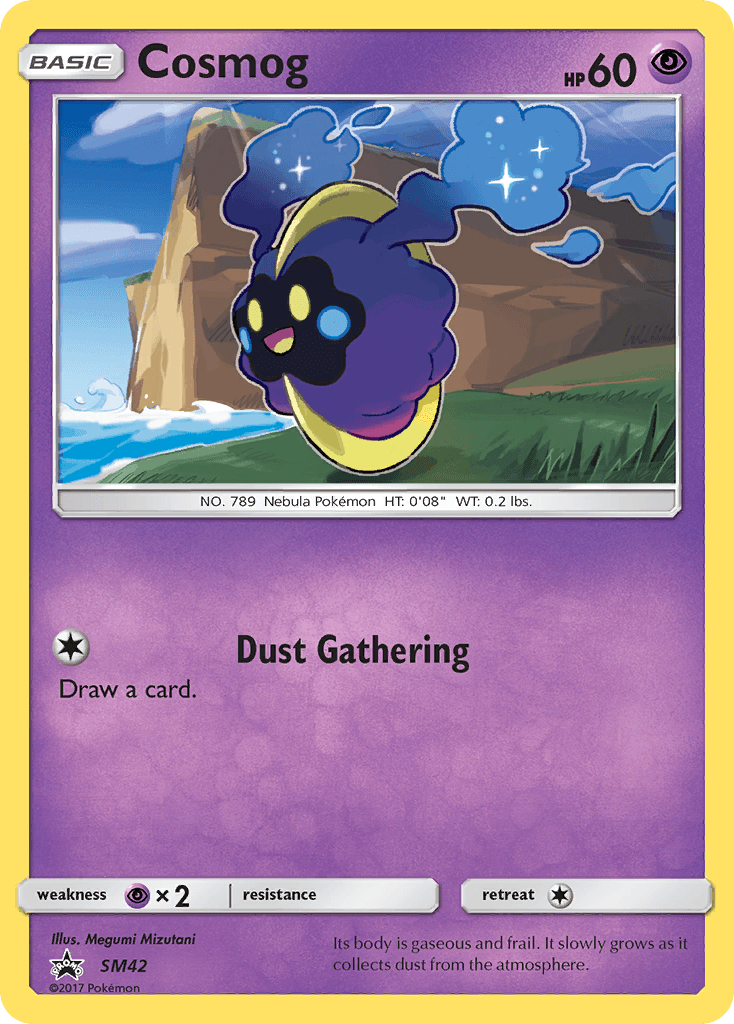 Cosmog SM Black Star Promos card