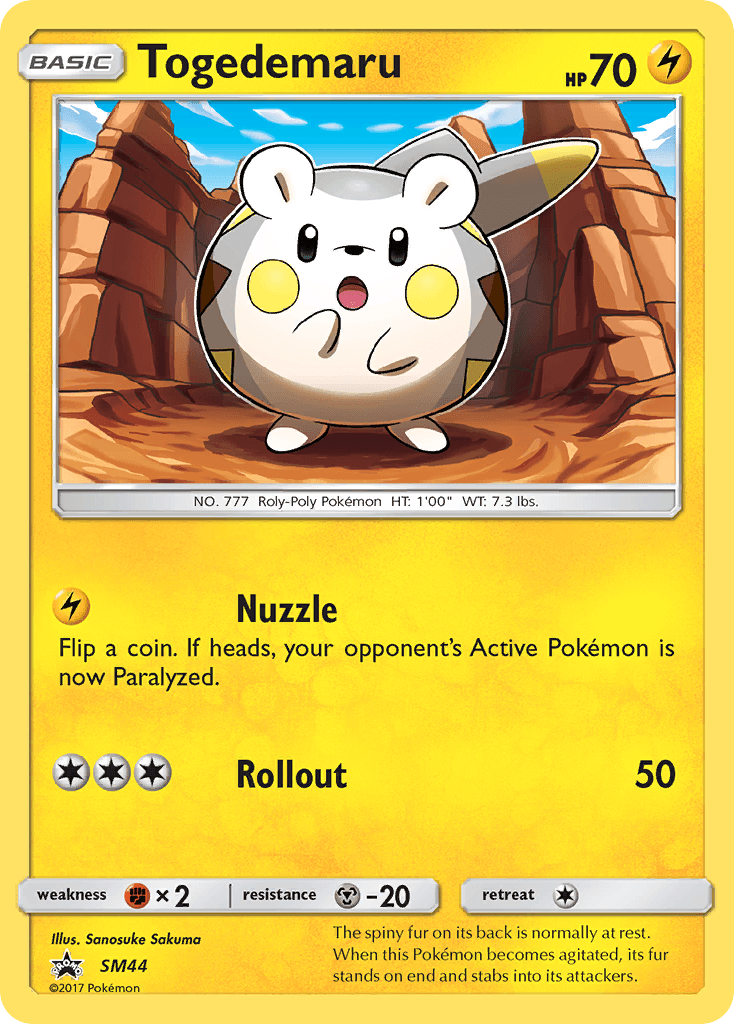 Togedemaru SM Black Star Promos card