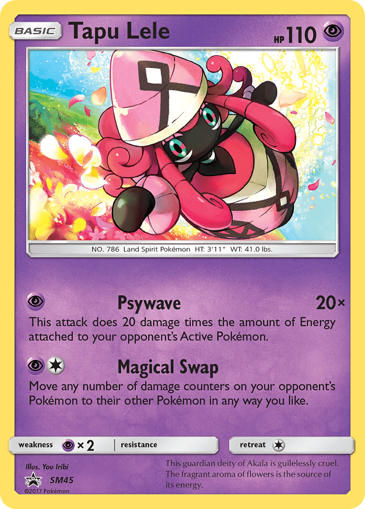 Tapu Lele SM Black Star Promos card
