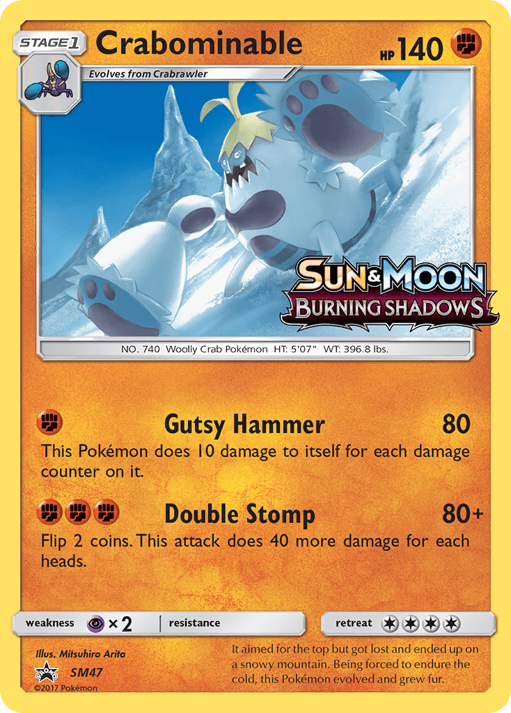 Crabominable SM Black Star Promos card