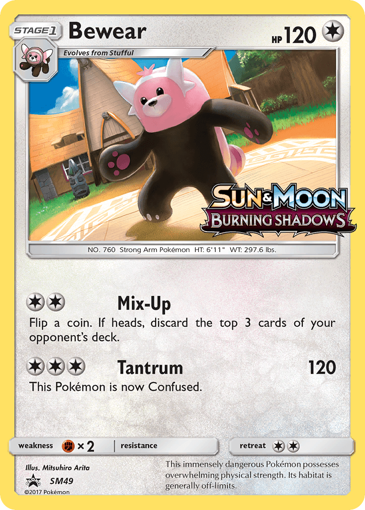 Bewear SM Black Star Promos card