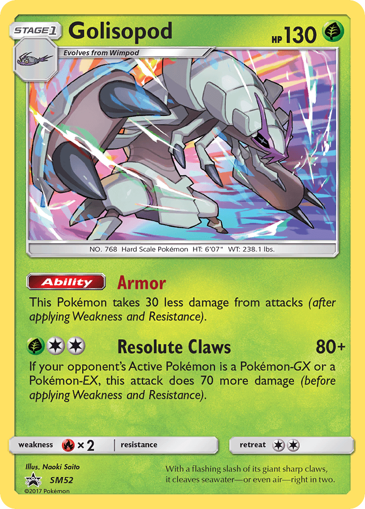 Golisopod SM Black Star Promos card