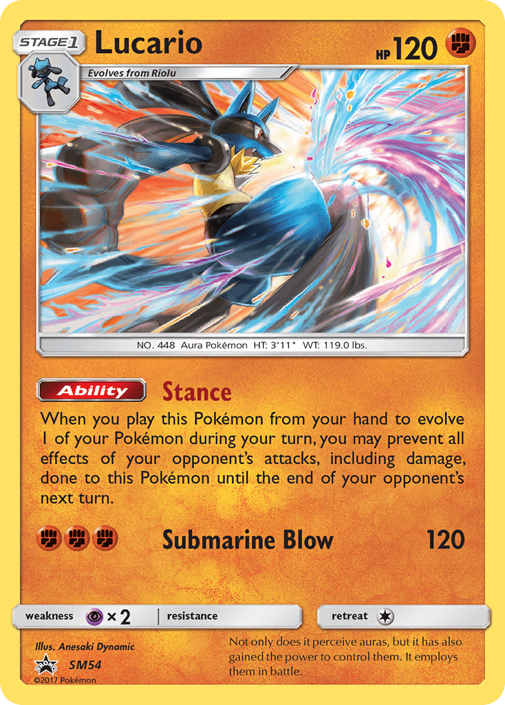 Lucario SM Black Star Promos card