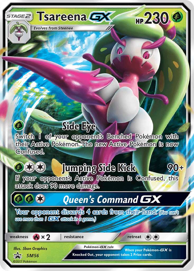 Tsareena-GX SM Black Star Promos card