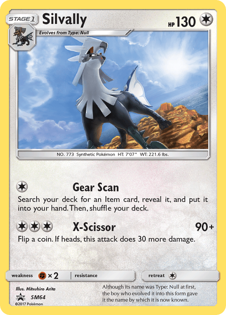 Silvally SM Black Star Promos card