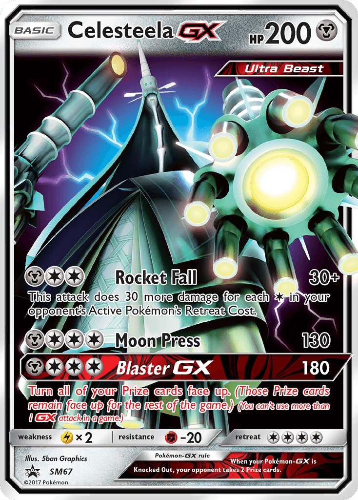 Celesteela-GX SM Black Star Promos card