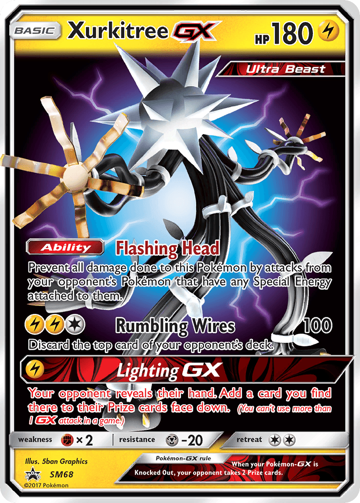 Xurkitree-GX SM Black Star Promos card