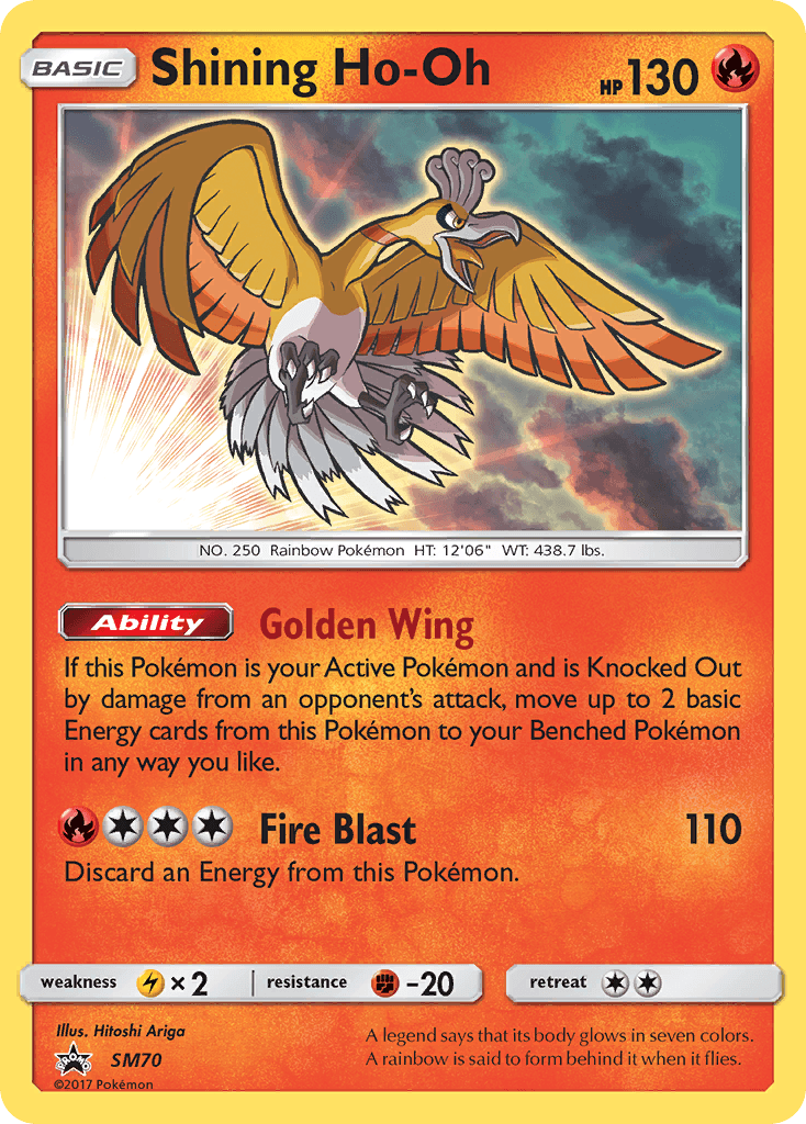 Shining Ho-Oh SM Black Star Promos card