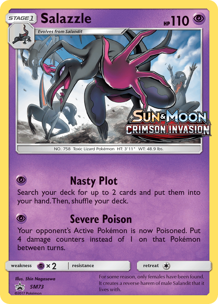 Salazzle SM Black Star Promos card