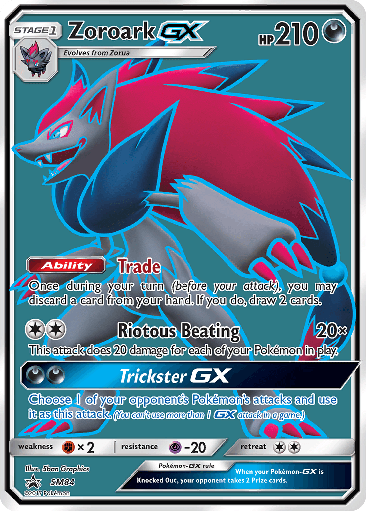 Zoroark-GX SM Black Star Promos card
