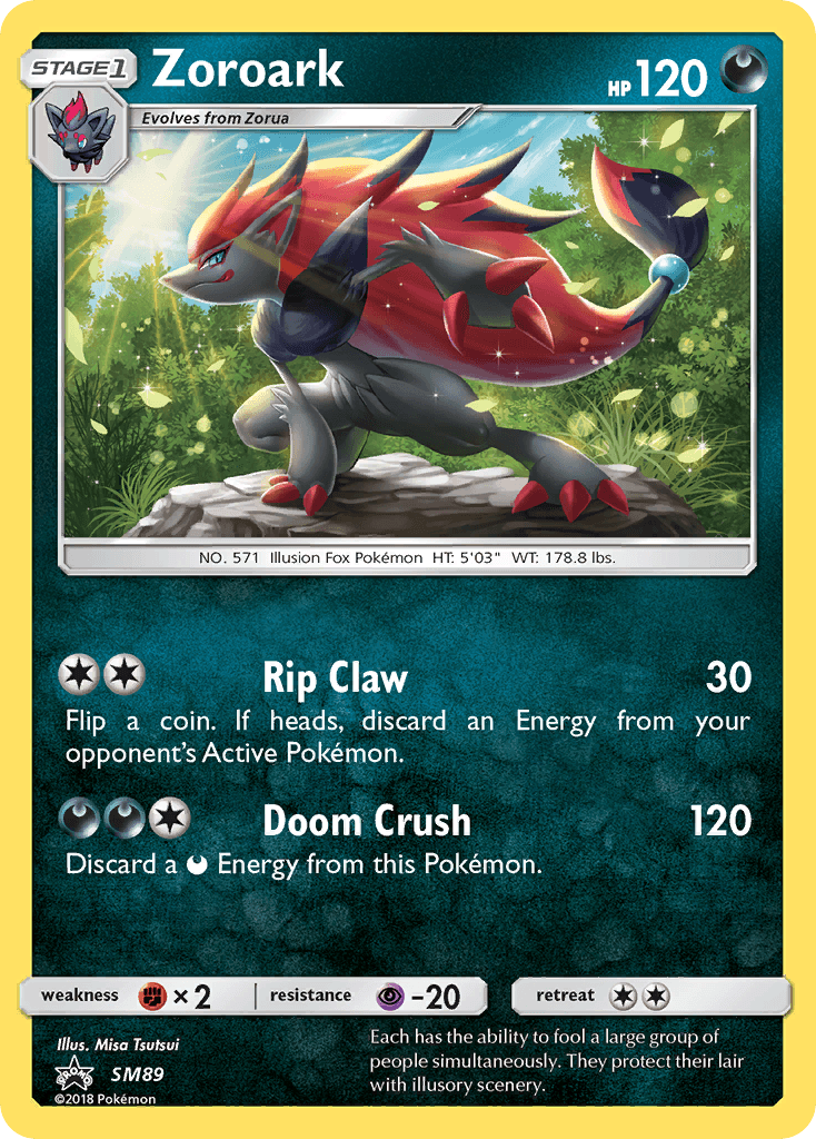 Zoroark SM Black Star Promos card