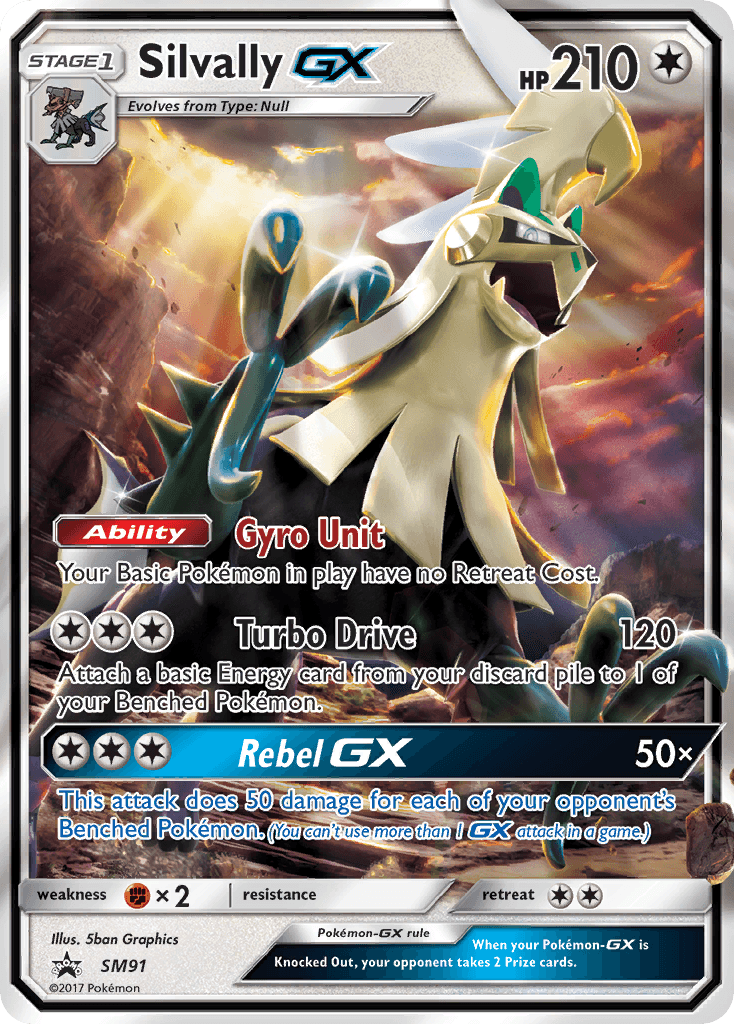 Silvally-GX SM Black Star Promos card