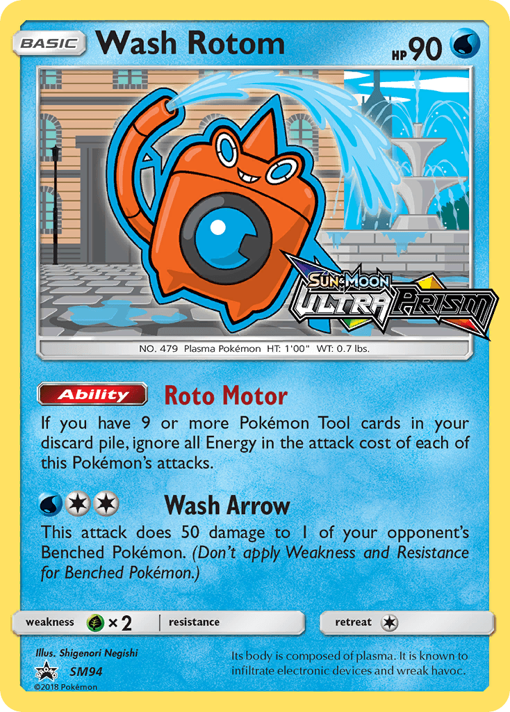 Wash Rotom SM Black Star Promos card