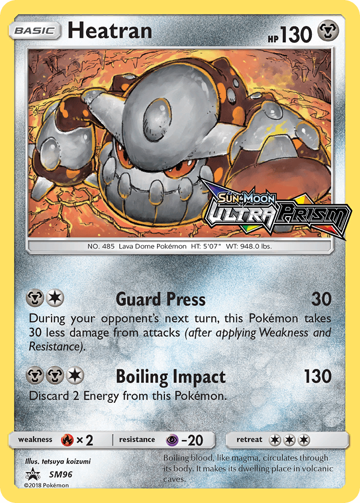 Heatran SM Black Star Promos card