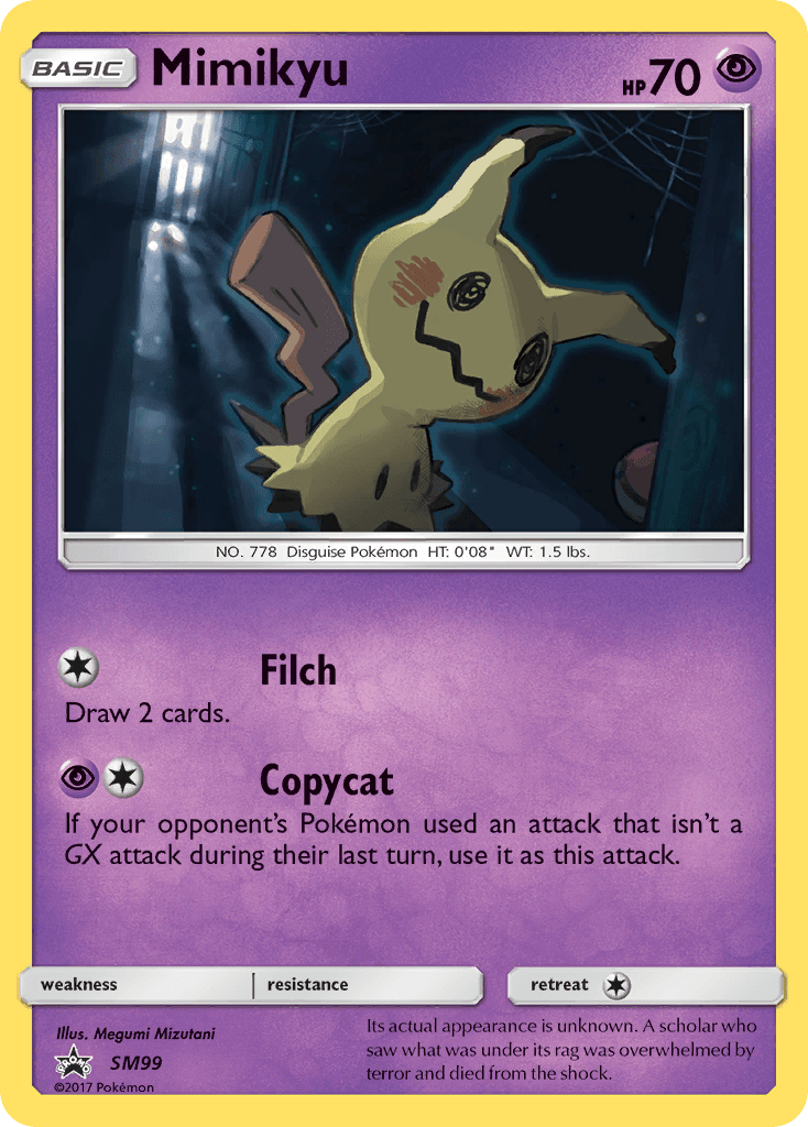 Mimikyu SM Black Star Promos card