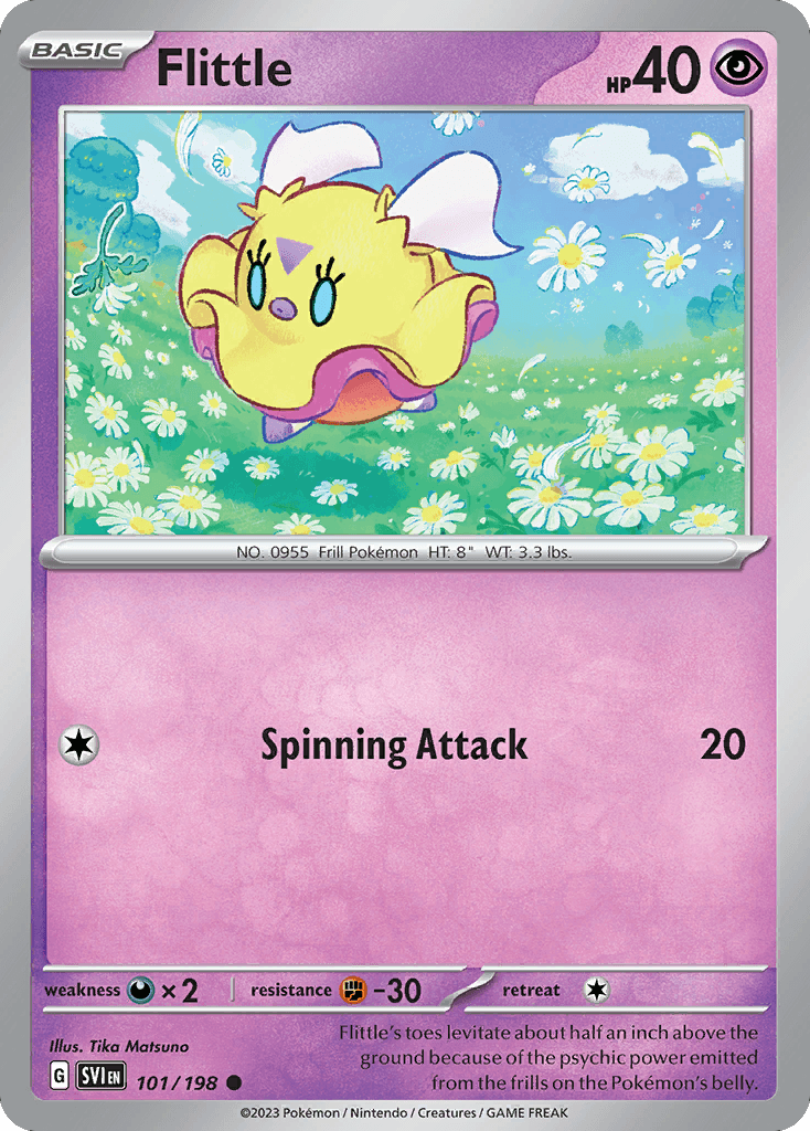 Flittle Scarlet & Violet card