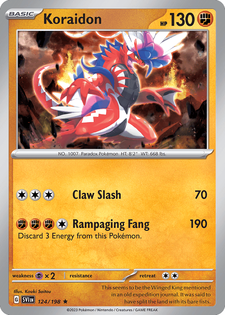 Koraidon 寶可夢 card