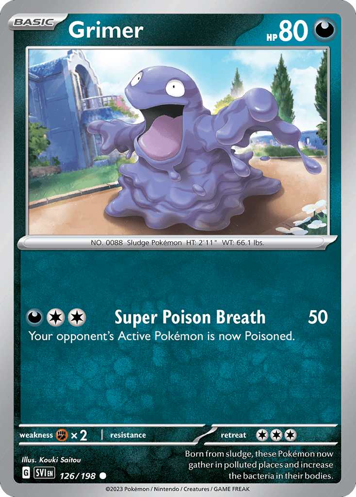 Grimer 宝可梦 card