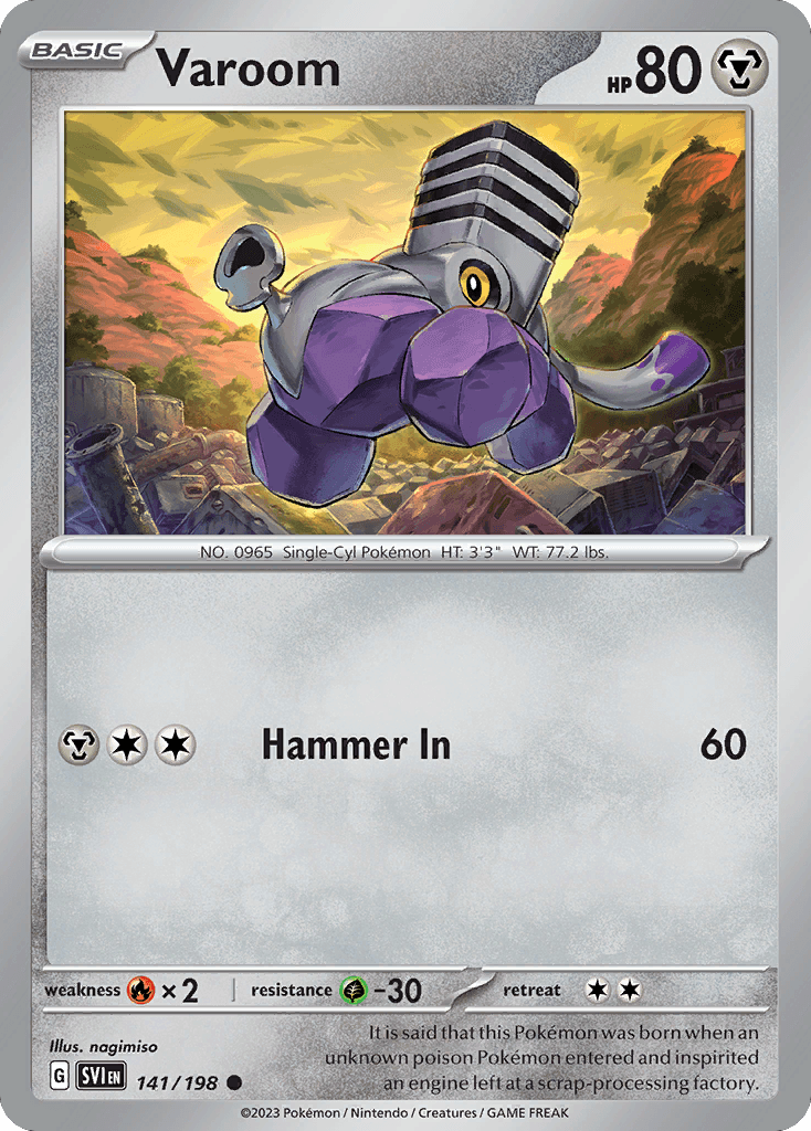 Varoom Scarlet & Violet card