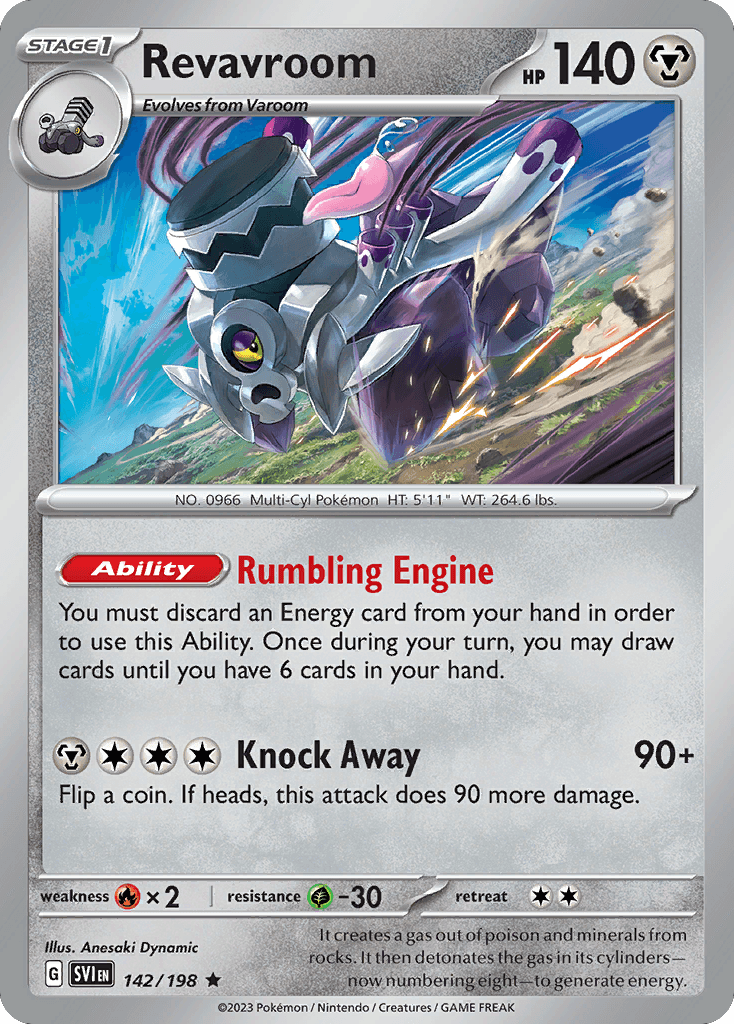 Revavroom Scarlet & Violet card